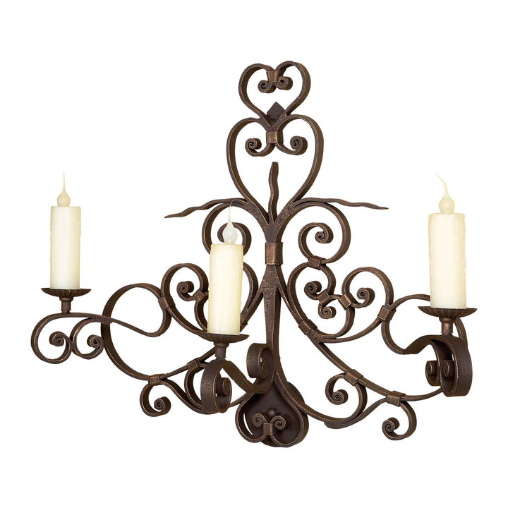 Valencia Triple Scroll Wall Sconce
