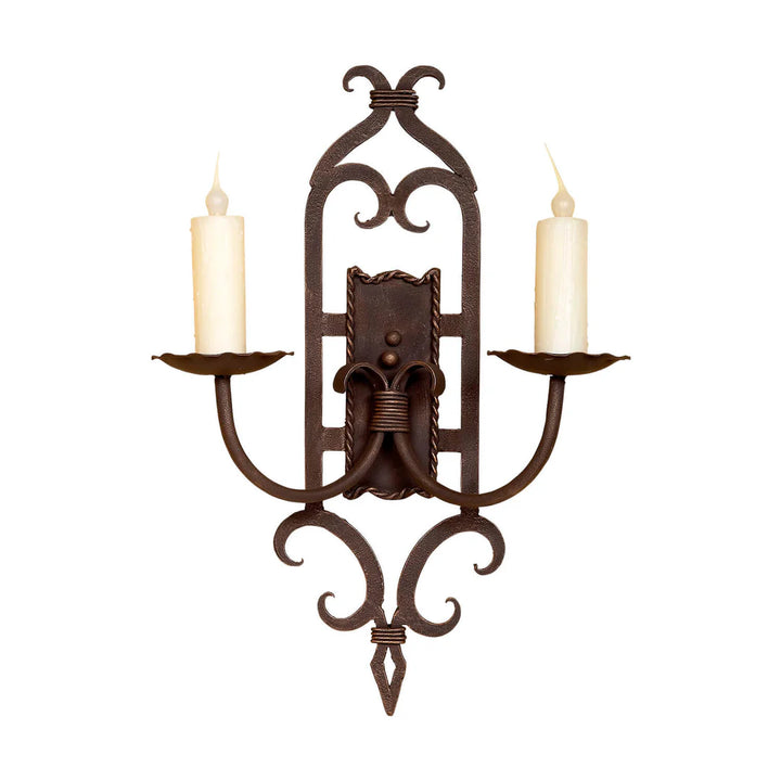 Sierra Manor Dual Candle Wall Sconce
