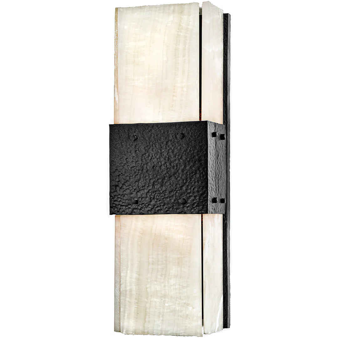 The Sierra Forge Onyx Wall Sconce