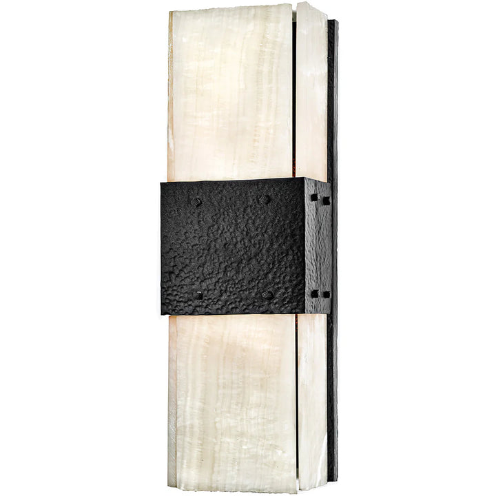 The Sierra Forge Onyx Wall Sconce