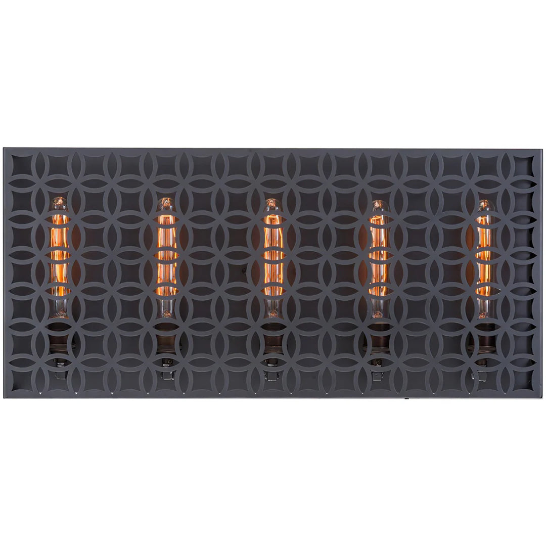 Sierra Iron Geometric Multi-Light Wall Sconce