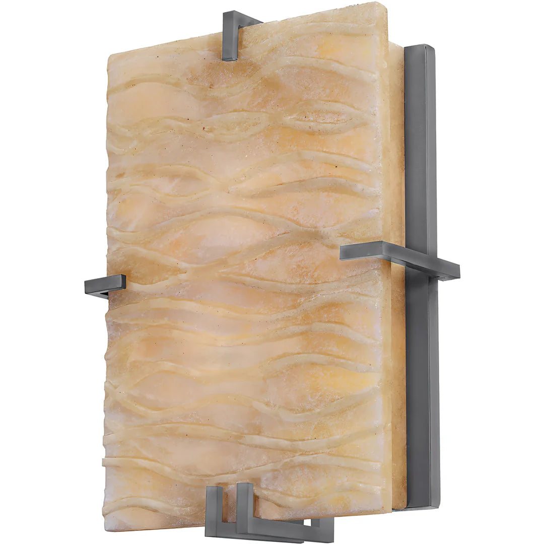 Sierra Onyx Textured Panel Wall Sconce