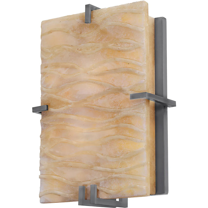 Sierra Onyx Textured Panel Wall Sconce