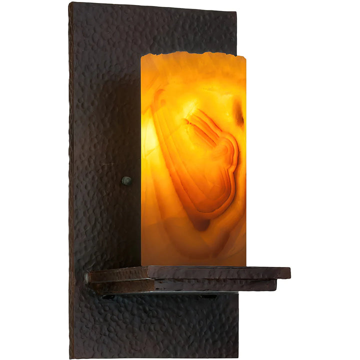 The Redstone Onyx Hearth Wall Sconce