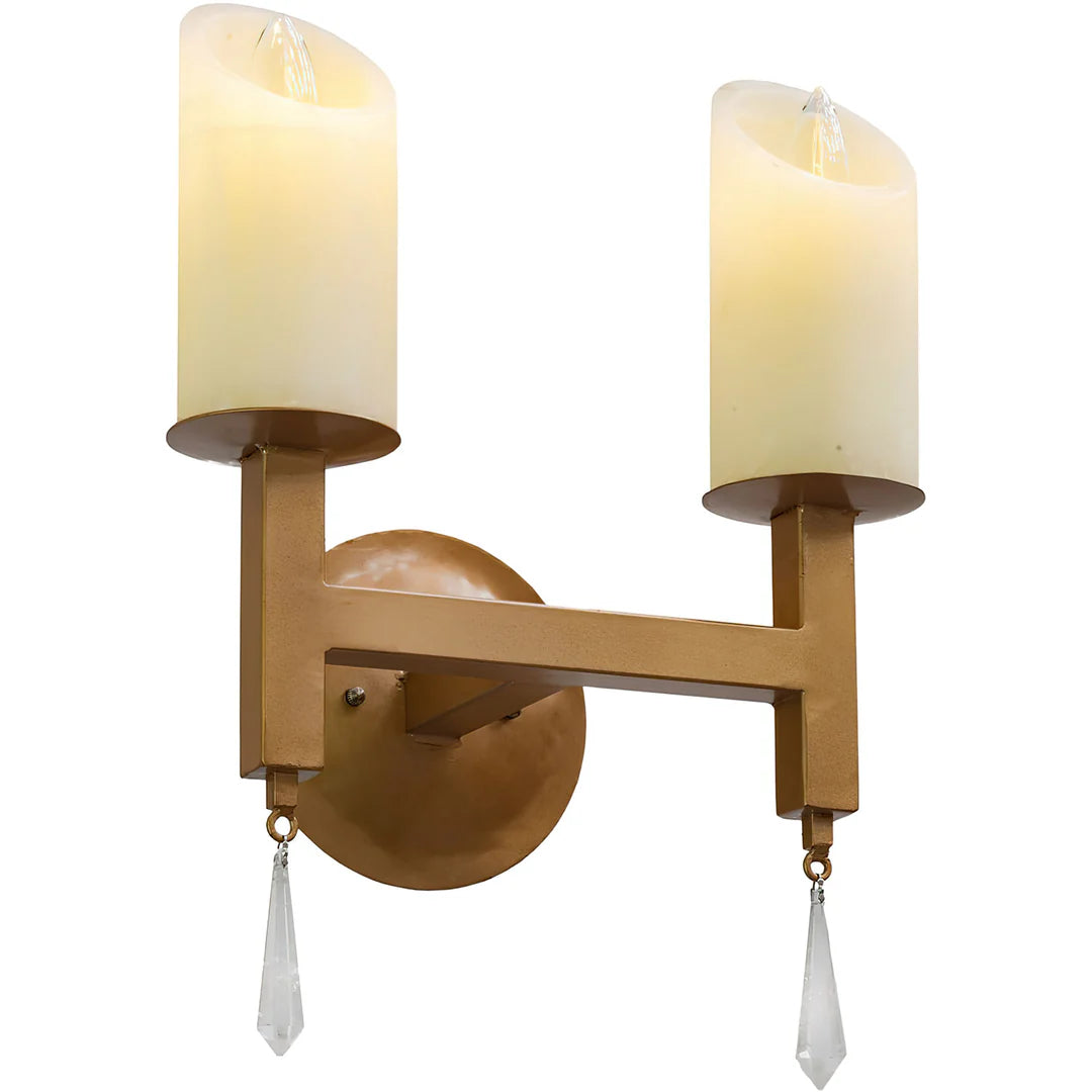The Solara Double Candle Wall Sconce