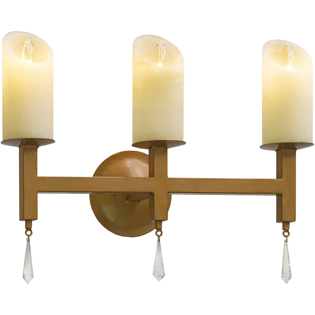The Solara Triple Candle Wall Sconce