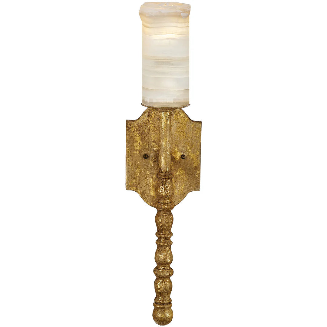 Aurelio Classic Single Onyx Wall Sconce