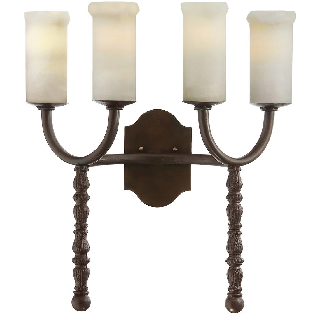 The Sierra Grande Four-Light Onyx Wall Sconce