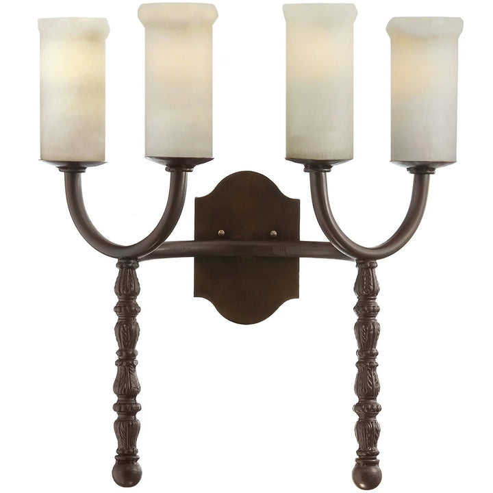 The Sierra Grande Four-Light Onyx Wall Sconce