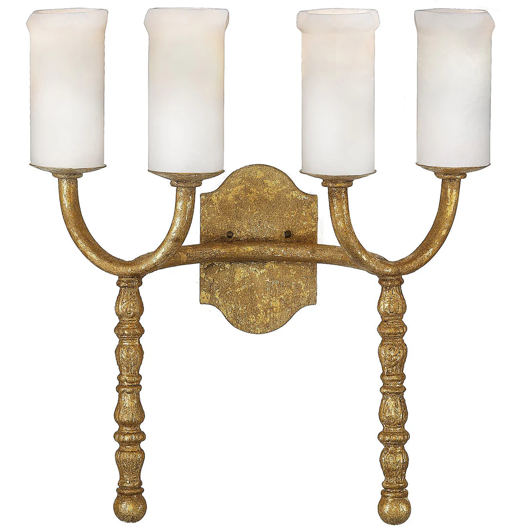 The Aurelio Grande Four-Light Onyx Wall Sconce