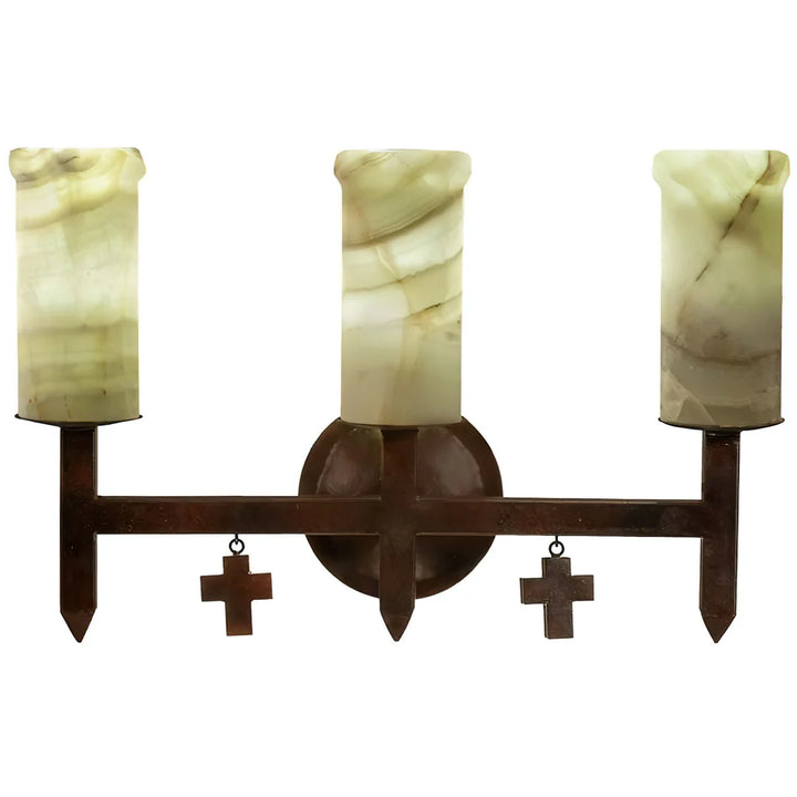 The Caldera Onyx Triple Wall Sconce