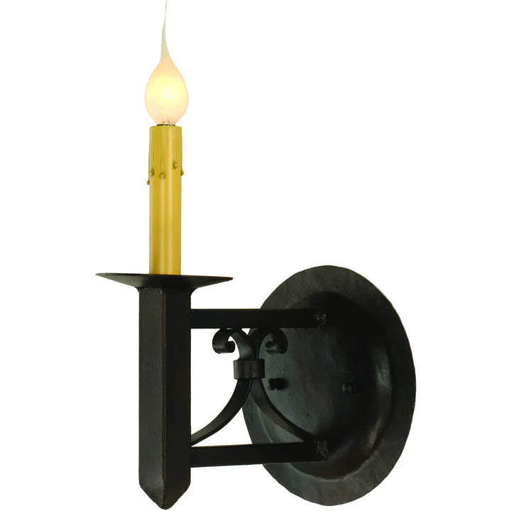 The Sierra Iron Single Candle Wall Sconce