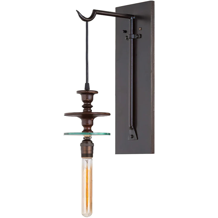 Sierra Industrial Hanging Edison Wall Sconce