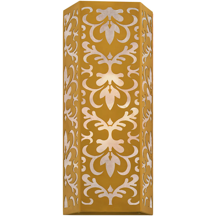Sierra Iron Fleur Pattern Wall Sconce