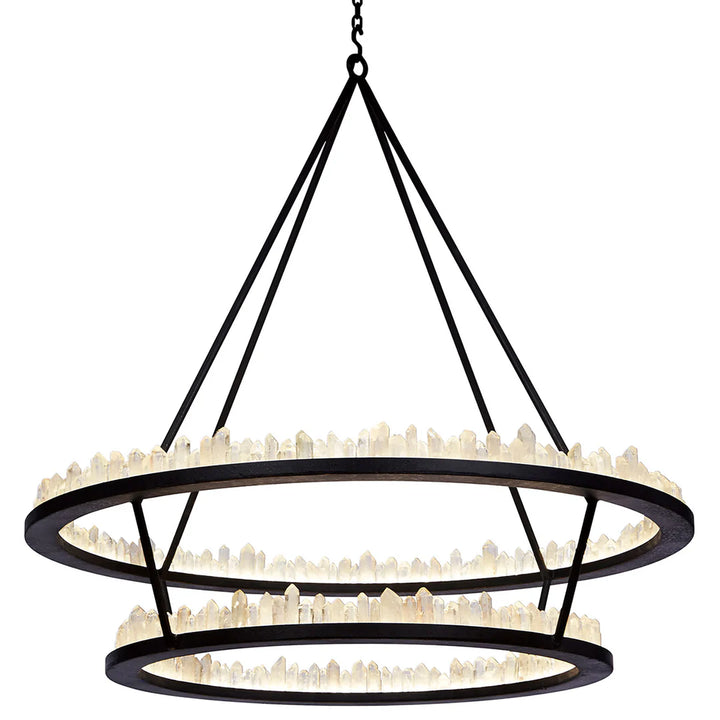 Strata Crystal Chandelier