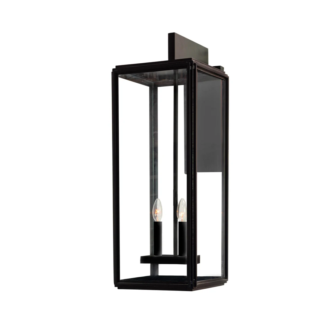 Hudson Modern Outdoor Wall Lantern