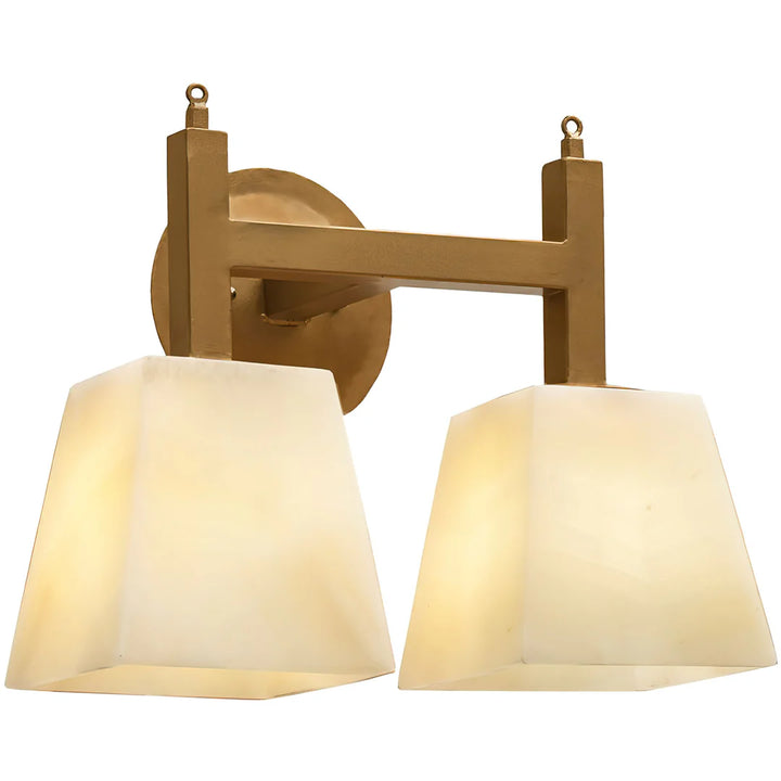 Aurelio Onyx Double Vanity Sconce