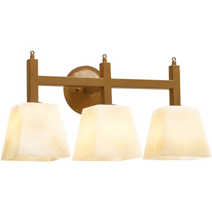 Aurelio Onyx Triple Vanity Sconce