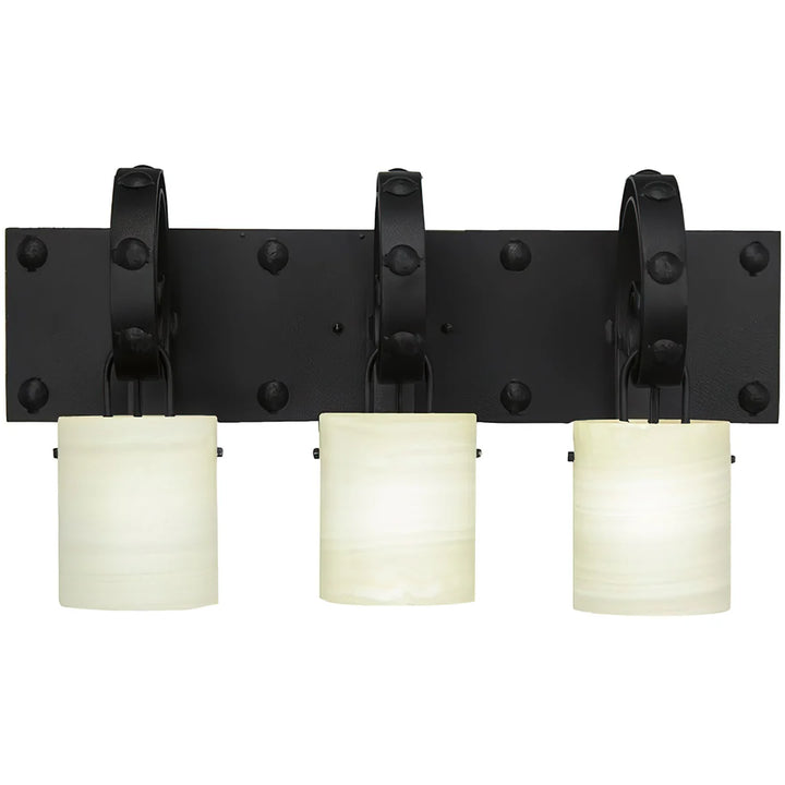 Sierra Forge Triple Vanity Sconce