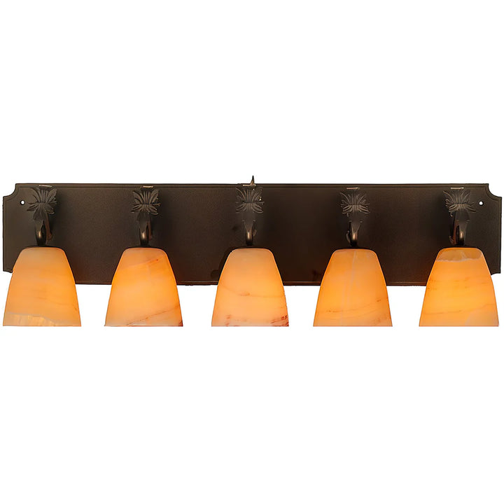 The Sedona Ridge Five-Light Onyx Vanity Light