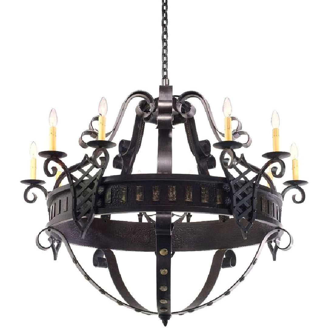 Belmonte Wrought Iron Chandelier