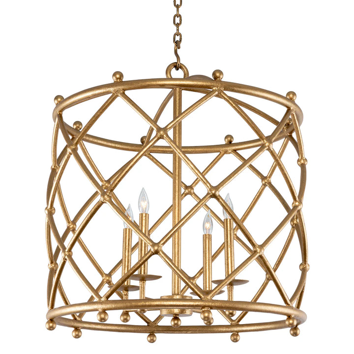 Monaco Gold Lattice Pendant