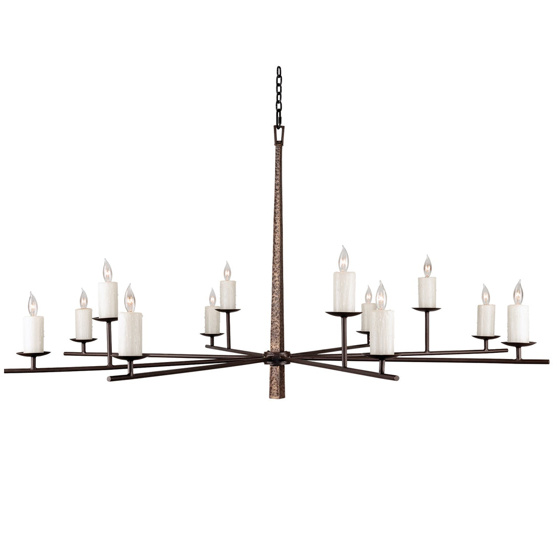 Camden Sculptural Wrought Iron Chandelier