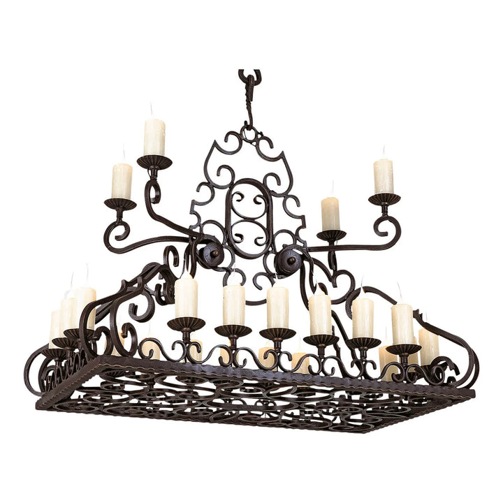 Obsidian Crest Pot Rack Chandelier