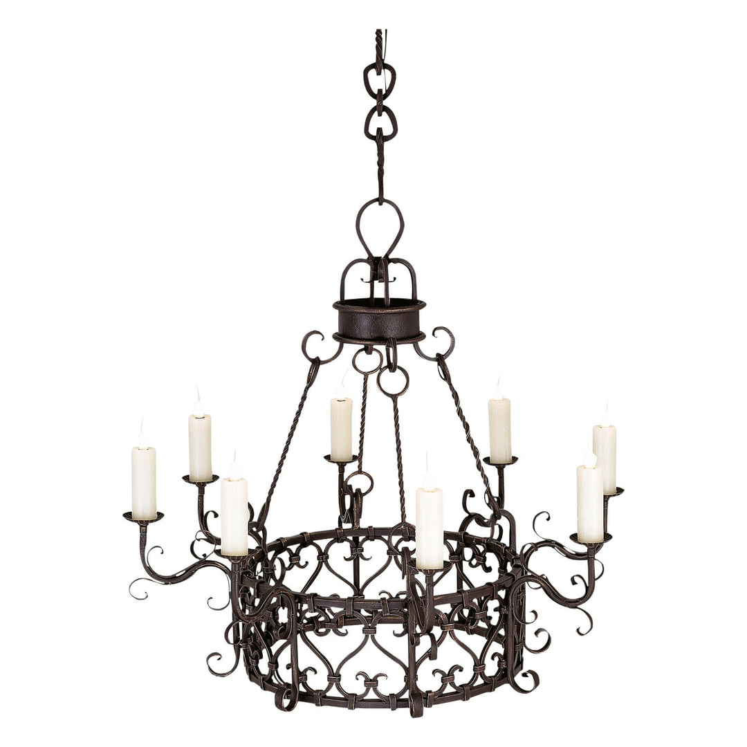 8 Light Rome Iron Chandelier ?
