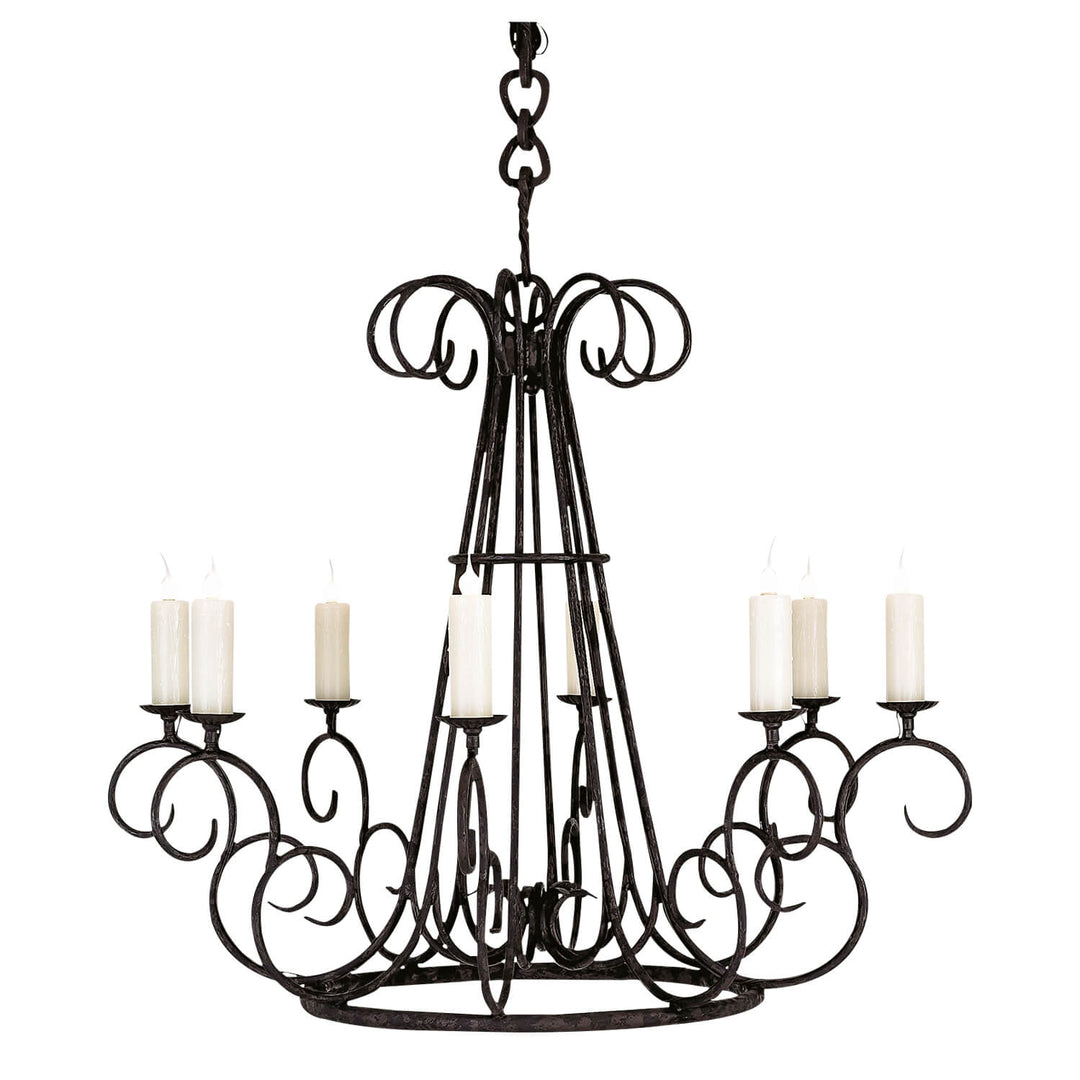 Kay Wrought Iron Chandelier