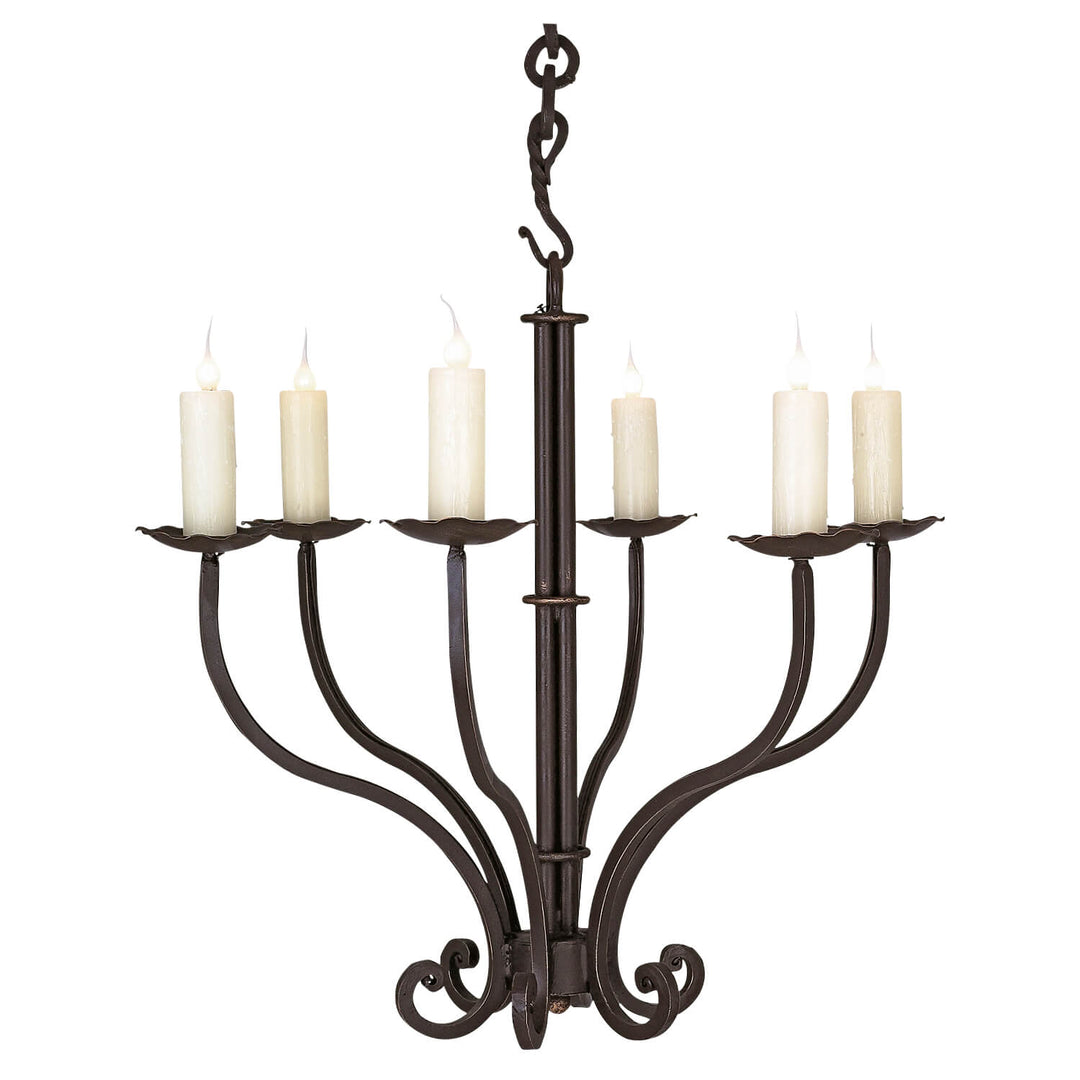 6 Light Cindy Iron Chandelier