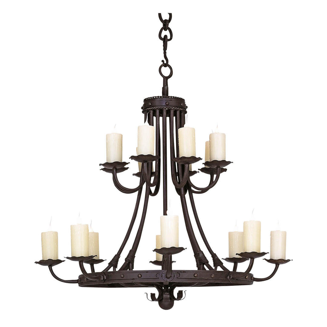 Village Iron Chandelier