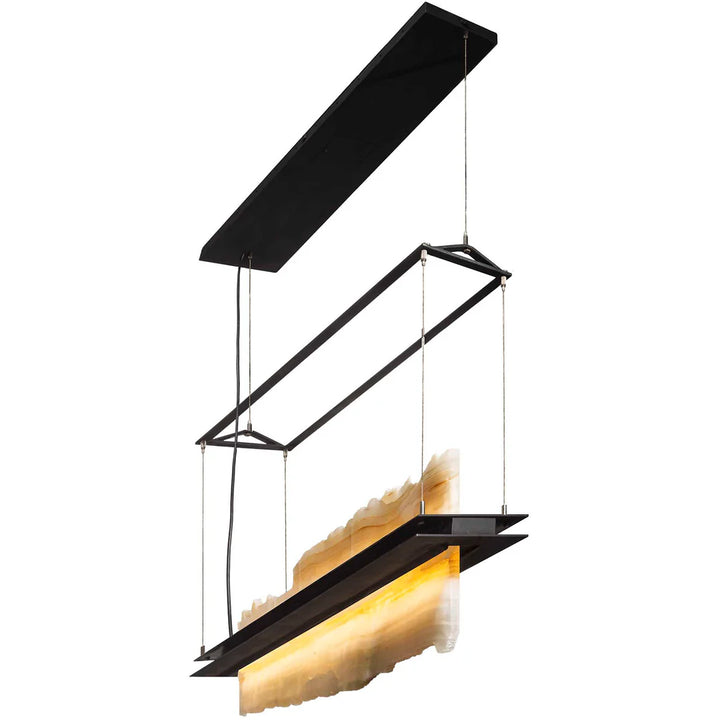 Obsidian Veil Linear Chandelier