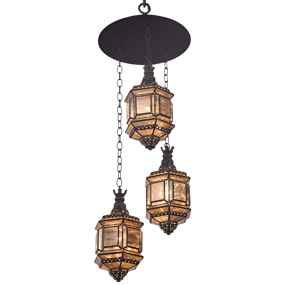 Diamante – 3 Light Cluster Designer Pendant