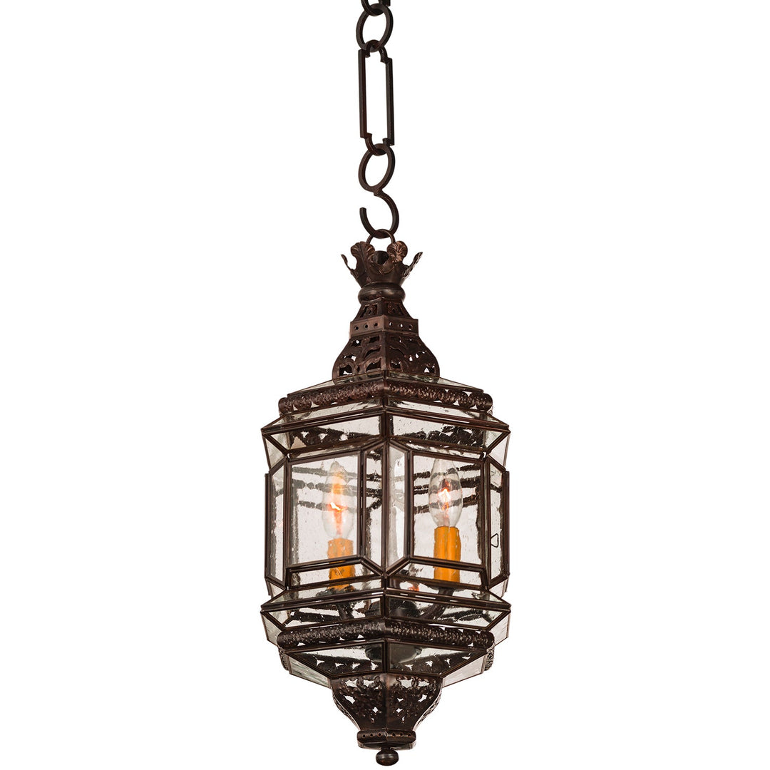 Diamante – Seeded Glass Deco Pendant