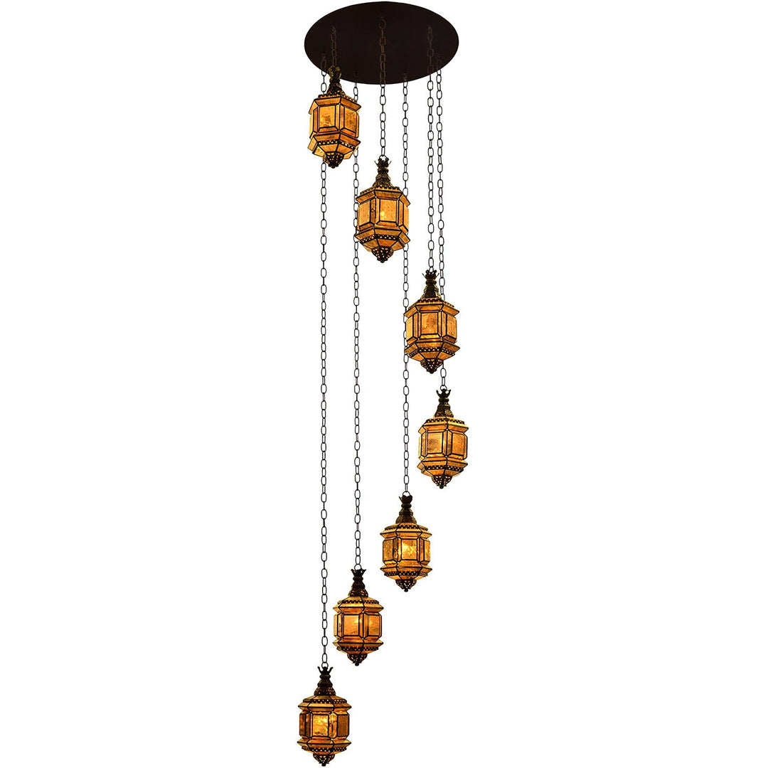 Diamante – 7 Light Cluster Lantern