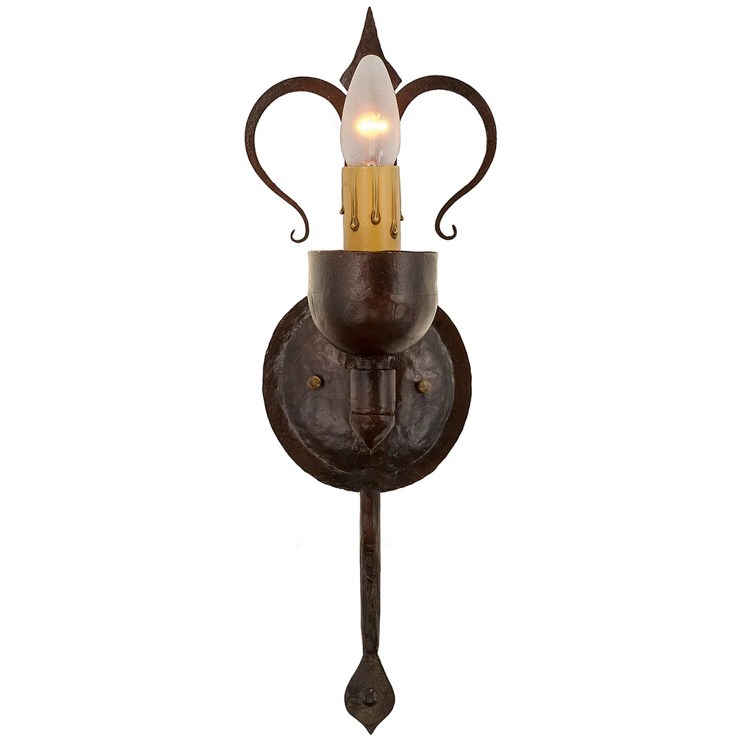 The Sierra Regent Single Candle Wall Sconce