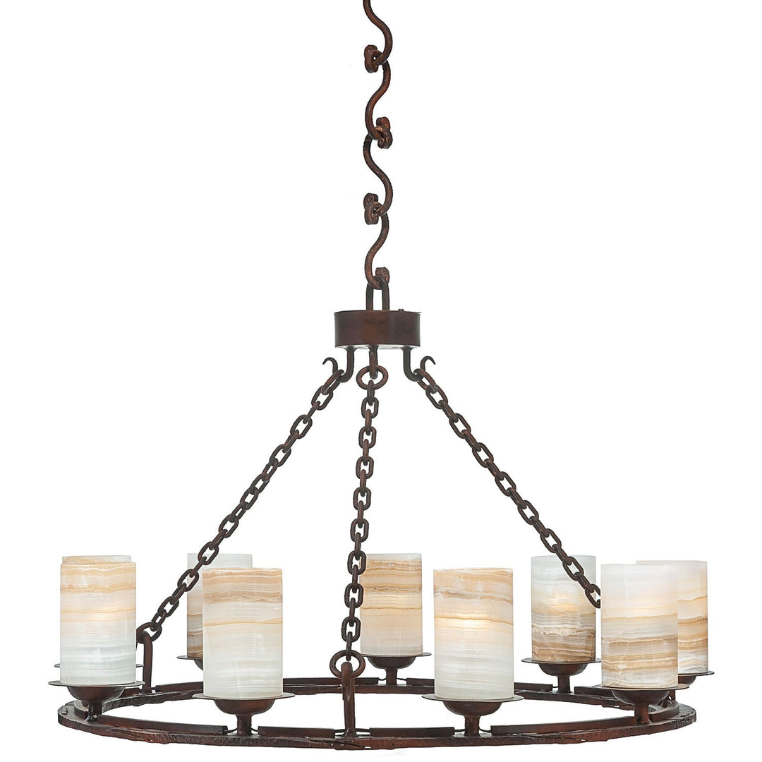 Gothica Heritage Wrought Iron Ring Chandelier