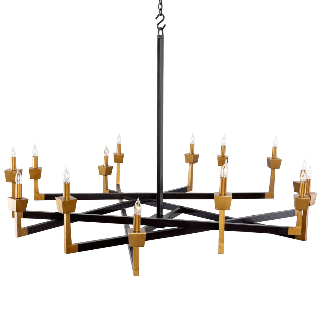 Gregorio Architectural Wrought Iron Chandelier