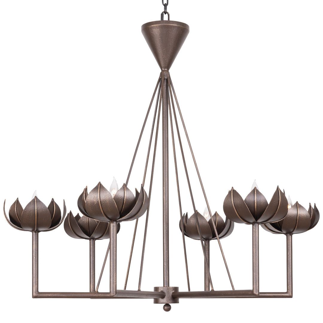 Samantha Wrought Iron Chandelier