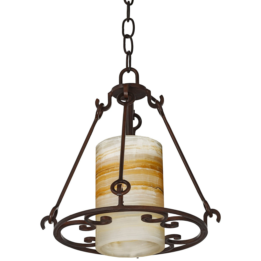 Medallion – Designer Alabaster Pendant