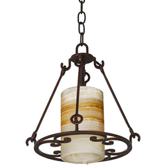 Medallion – Designer Alabaster Pendant