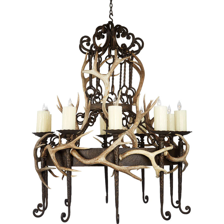The Grand Sierra Antler Chandelier
