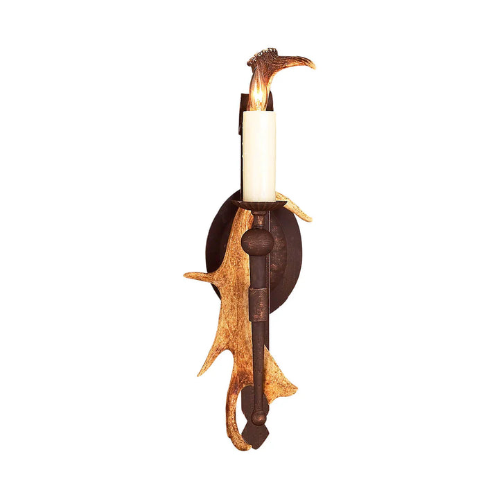 The Redstone Ridge Antler Wall Sconce