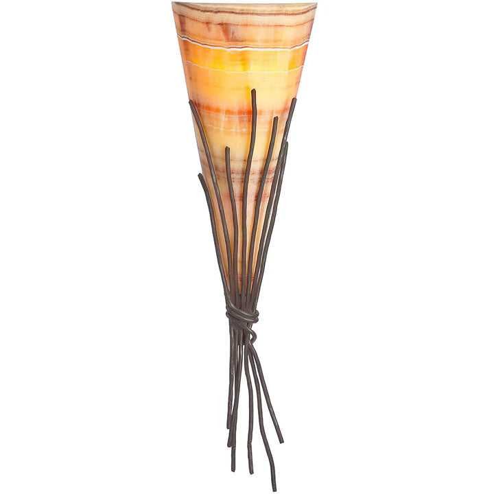 The Desert Flame Onyx Wall Sconce