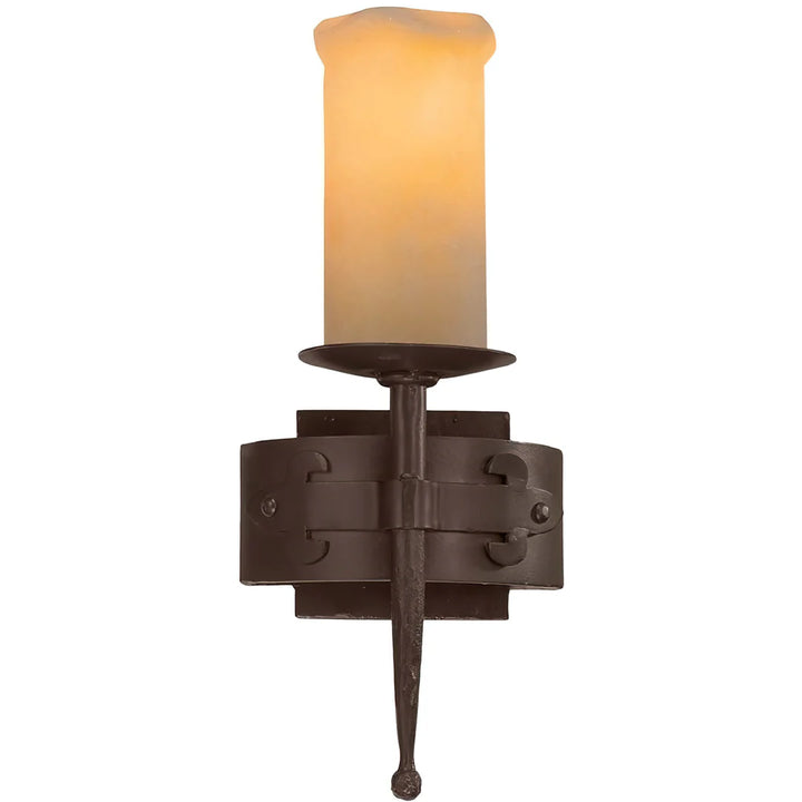 Sierra Iron Band Candle Wall Sconce