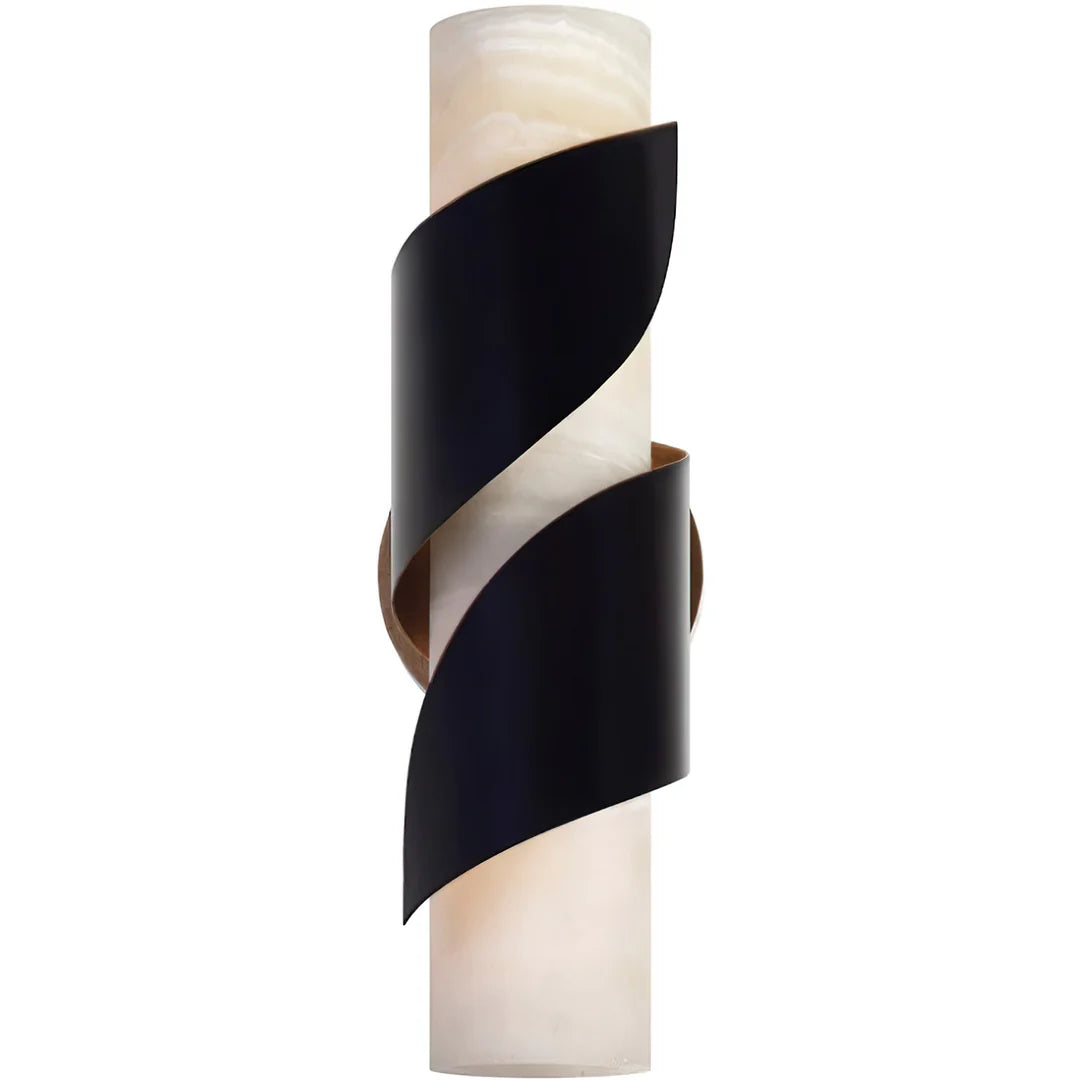The Sierra Twist Onyx Wall Sconce