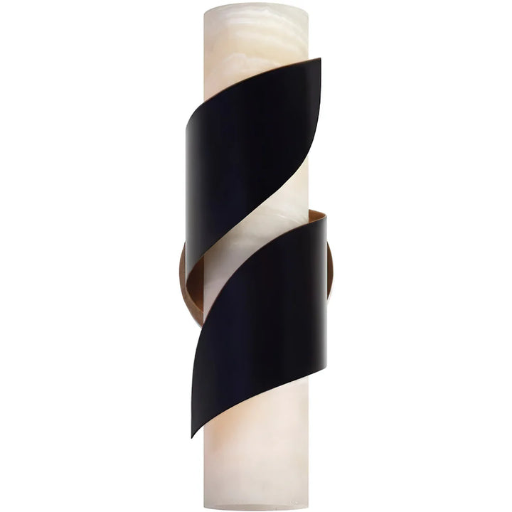 The Sierra Twist Onyx Wall Sconce