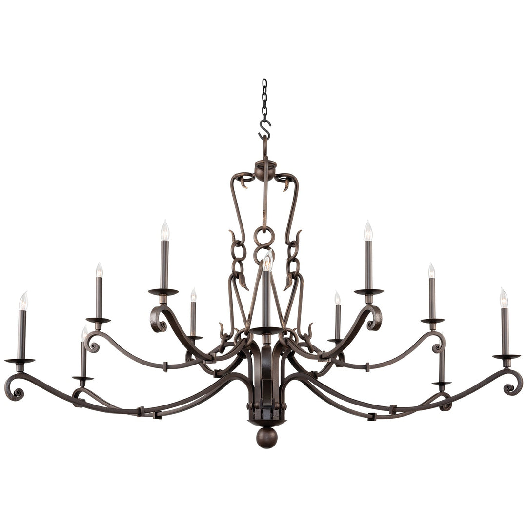 CSTA-0003-L Wrought Iron Luxury Chandelier - 10 Lights