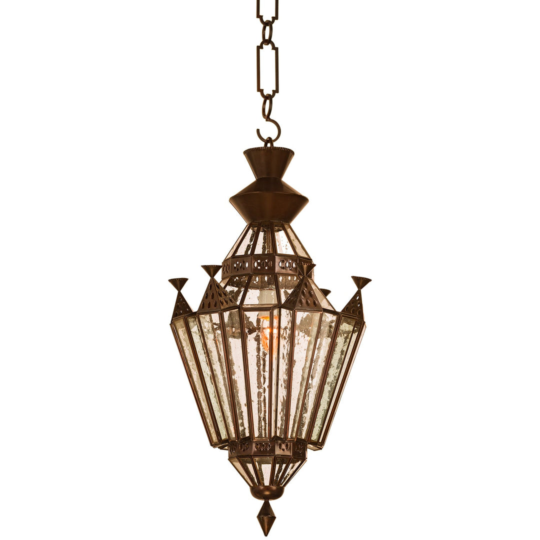 Solano Star Lantern — handcrafted wrought iron lighting